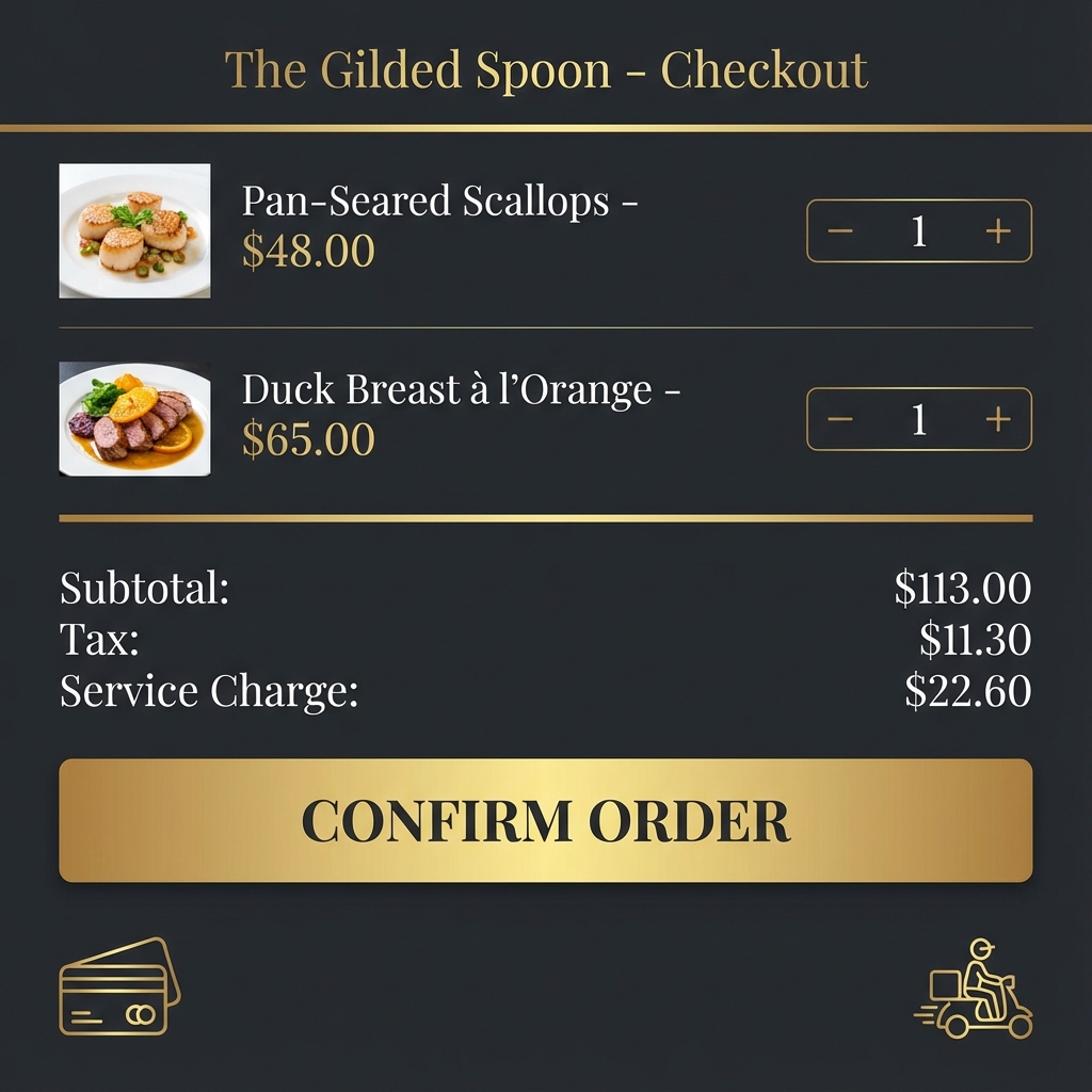 Menu Checkout